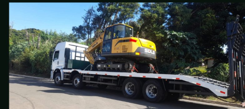 Prancha para transporte de máquinas